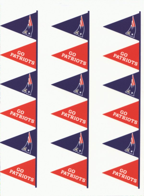 The Patriots Loge and Pennant Edible Cake Topper Image Strips ABPID03343 Fashion