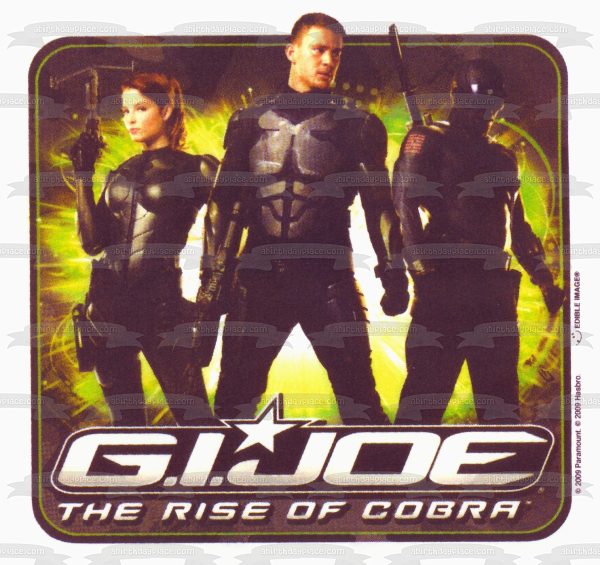 G.I. Joe the Rise of Cobra Duke Ripcord and Scarlett Edible Cake Topper Image ABPID03201 Fashion