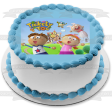 Tickety Toc Tommy Tallulah Hopparoo and Tooteroo Edible Cake Topper Image ABPID03446 Sale