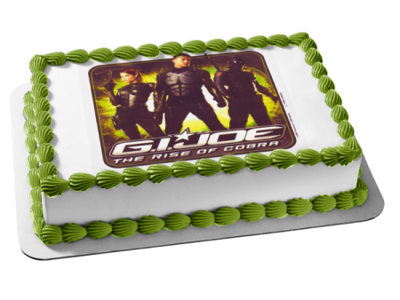 G.I. Joe the Rise of Cobra Duke Ripcord and Scarlett Edible Cake Topper Image ABPID03201 Fashion