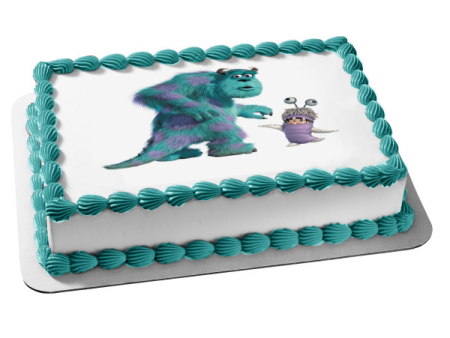 Monster Inc 2 Sully and Boo Edible Cake Topper Image ABPID03387 Sale