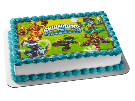 Skylanders Swap Force Wash Buckler and Magna Charge Edible Cake Topper Image ABPID03329 Online Hot Sale