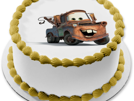 Cars Mater Sir Tow Mater Edible Cake Topper Image ABPID03464 Cheap