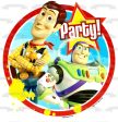 Toy Story 3 Woody and Buzz Lightyear Party Edible Cake Topper Image ABPID03232 Hot on Sale