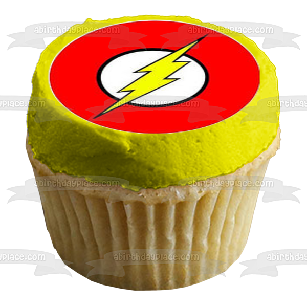 Superhero Logo Superman Batman the Flash Wonder Woman and Green Lantern Edible Cupcake Topper Images ABPID03442 Sale