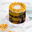 Transformers Autobot Bumblebee Standing Logo with a Yellow Background Edible Cake Topper Image ABPID01233 Online Hot Sale