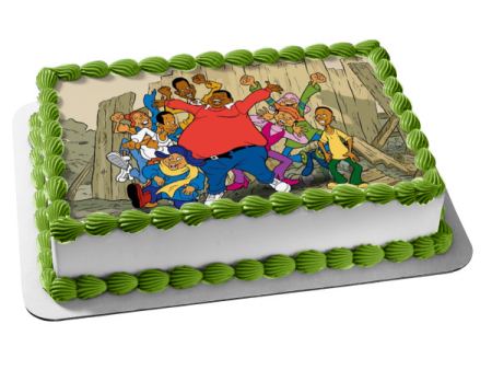 Fat Albert Cosby Kids North Philadelphia Junkyard Edible Cake Topper Image ABPID01572 Supply