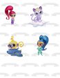 Shimmer and Shine Tala and Nahal Edible Cake Topper Image ABPID01834 Cheap