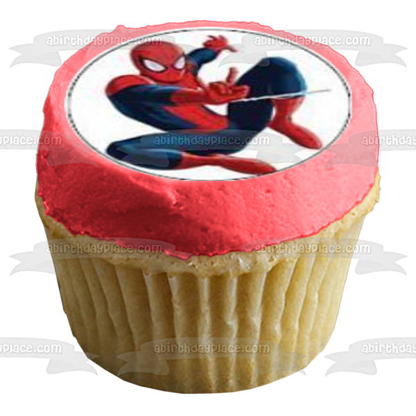 Spider-Man Marvel Superhero Spidey Assorted Poses Edible Cupcake Topper Images ABPID03179 Online