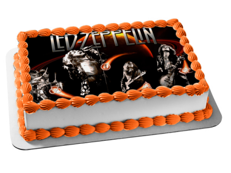 Led-Zepplin Rock Band Edible Cake Topper Image ABPID01647 Supply