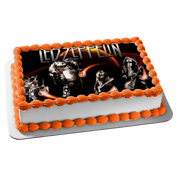 Led-Zepplin Rock Band Edible Cake Topper Image ABPID01647 Supply