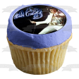 Elvis Presley the King Microphone Music with a Black Background Edible Cupcake Topper Images ABPID01759 Online Hot Sale