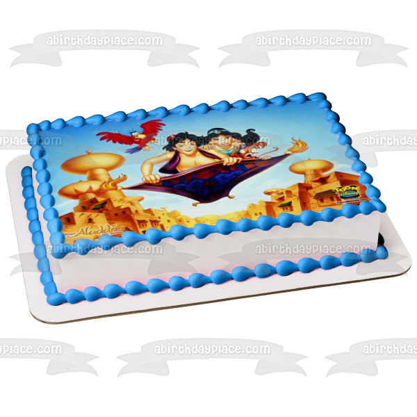 Aladdin Princess Jasmine Abu and Iago Edible Cake Topper Image ABPID01866 Hot on Sale