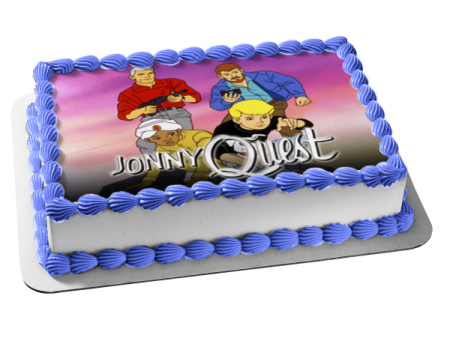 Johnny Quest Dr. Quest Race Bannon Hadji Edible Cake Topper Image ABPID01118 For Discount