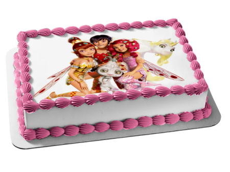 Mia and Me Phuddle Onchao Mo and Yuko Edible Cake Topper Image ABPID01466 For Discount