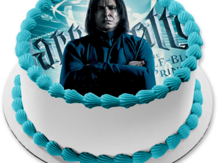 Harry Potter and the Half Blood Prince and Professor Severus Snape Edible Cake Topper Image ABPID03017 Online now