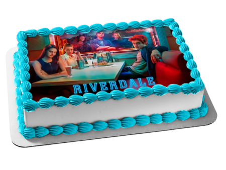 Riverdale Archie Andrews and Veronica Lodge Archie Comics Edible Cake Topper Image ABPID01591 Online