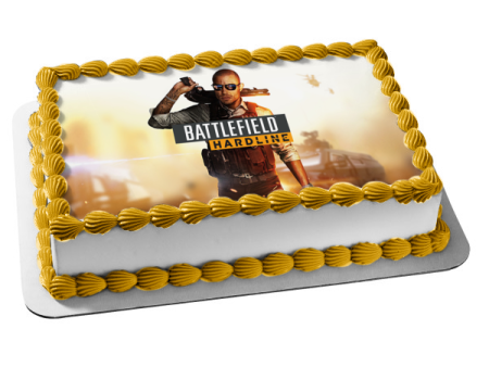 Battlefield Hardline Edible Cake Topper Image ABPID01532 Fashion