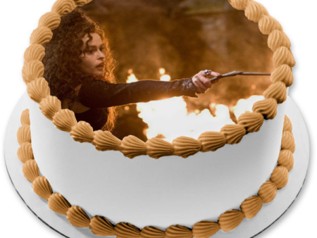 Harry Potter and the Half Blood Prince Bellatrix Lestrange Edible Cake Topper Image ABPID03020 Online Sale