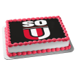 Southern Oregon University Logo Black Background Edible Cake Topper Image ABPID01703 Discount