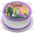 Adventure Time Finn Jake the Dog and Princess Bubblegum Edible Cake Topper Image ABPID01511 Supply