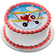 Airplane Adventure Juan Stars Edible Cake Topper Image ABPID01272 Discount