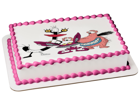 Aaahh!!! Real Monsters Ickis Oblina Krumm Edible Cake Topper Image ABPID00994 Supply