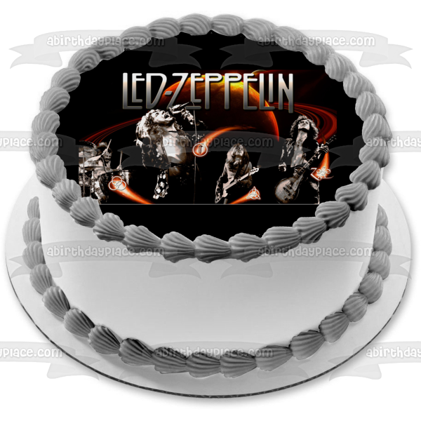 Led-Zepplin Rock Band Edible Cake Topper Image ABPID01647 Supply