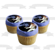 Elvis Presley the King Microphone Music with a Black Background Edible Cupcake Topper Images ABPID01759 Online Hot Sale