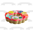 Dr. Seuss the Lorax The Cat in the Hat and Horton Hears a Who Edible Cupcake Topper Images ABPID01641 Online Sale