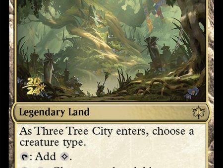 Three Tree City [Bloomburrow Prerelease Promos] For Discount