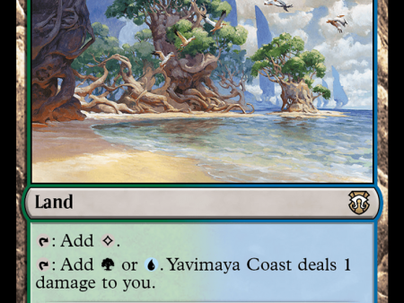 Yavimaya Coast (Ripple Foil) [Modern Horizons 3 Commander] Online Sale