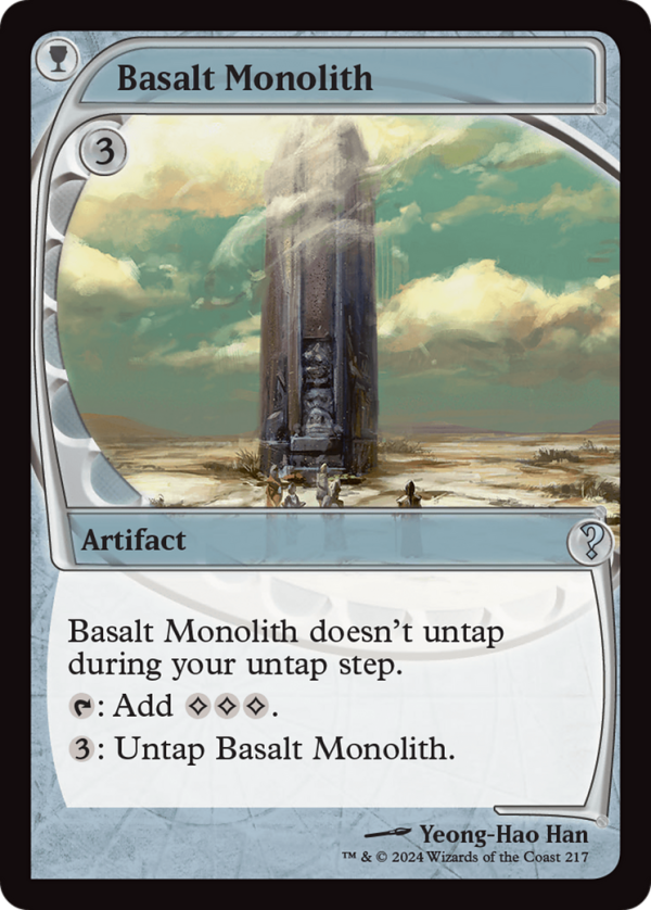 Basalt Monolith (Future Sight) [Mystery Booster 2] Fashion