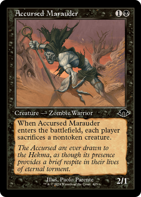 Accursed Marauder (Retro Frame) [Modern Horizons 3] Online Hot Sale