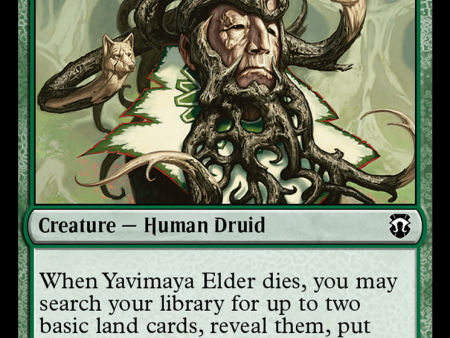 Yavimaya Elder (Ripple Foil) [Modern Horizons 3 Commander] For Cheap