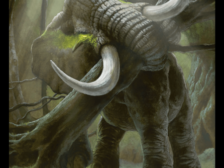 Elephant    Zombie Double-Sided Token [Modern Horizons 3 Commander Tokens] For Sale