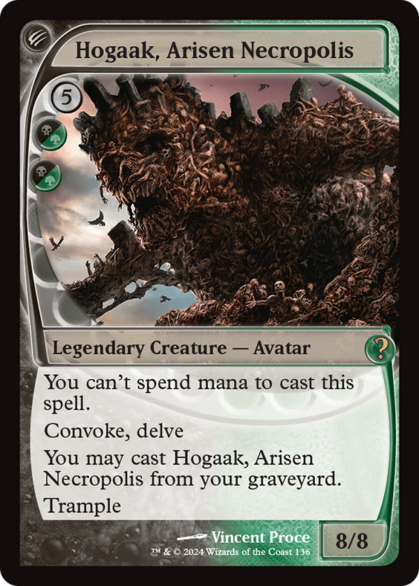 Hogaak, Arisen Necropolis (Future Sight) [Mystery Booster 2] Supply