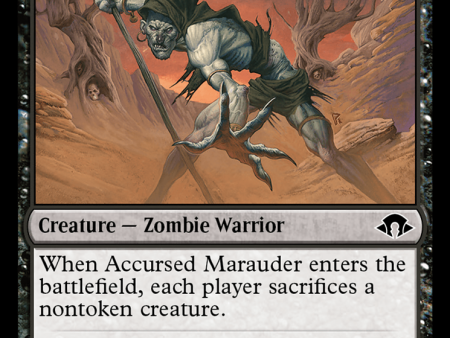 Accursed Marauder (Ripple Foil) [Modern Horizons 3] For Cheap